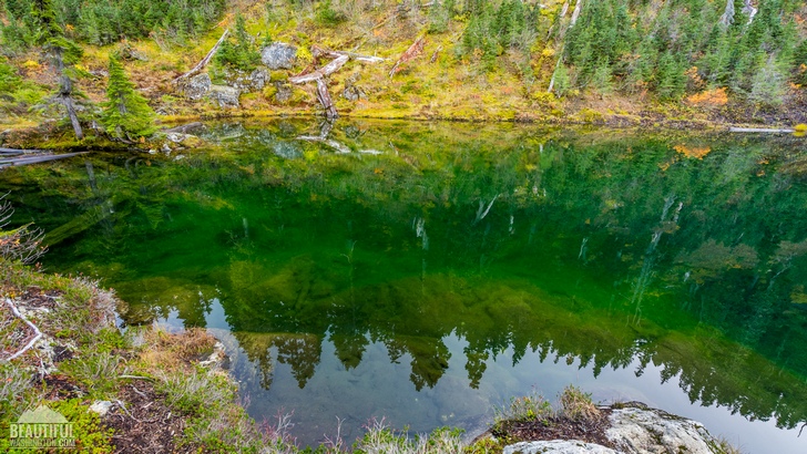 Photo of the Blue Lake Trail, North Cascades Region, Mt. Baker Area, taken in September