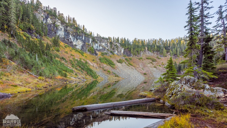 Photo of the Blue Lake Trail, North Cascades Region, Mt. Baker Area, taken in September