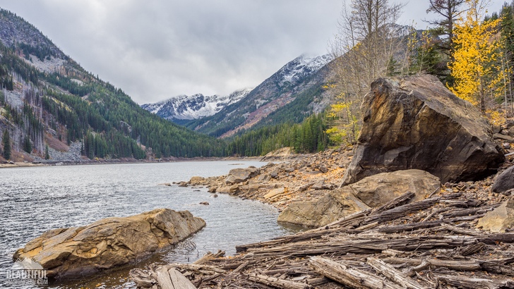 Photo of the Eightmile Lake Trail, Central Cascades, taken in autumn