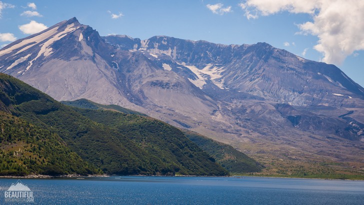 Photo taken from the Harmony Falls Trail, South Cascades Region, Mount St. Helens Area