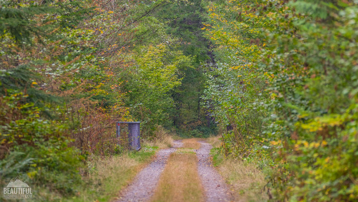 Photo taken from the Iron Horse State Park, Washington