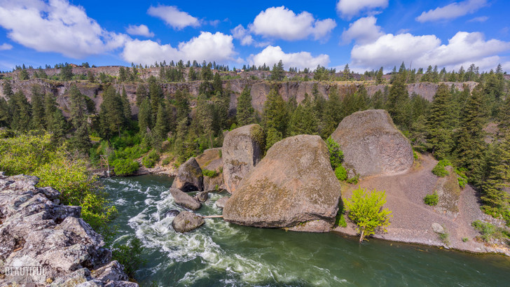 Photo taken at Riverside State Park, Bowl and Pitcher Area, Washington State