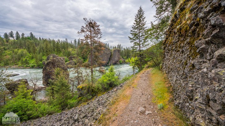 Photo taken at Riverside State Park, Bowl and Pitcher Area, Washington State