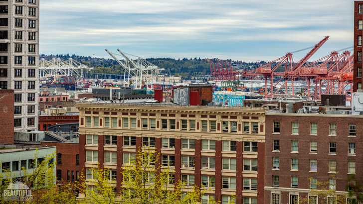 Photo taken from Seattle, the USA